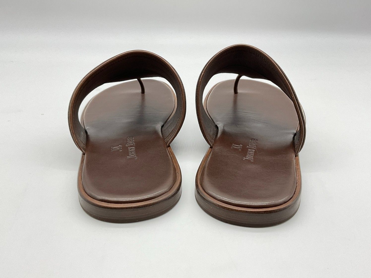 John Lobb ジョンロブ レザートングサンダル 7 ブラウン 【値下げ交渉