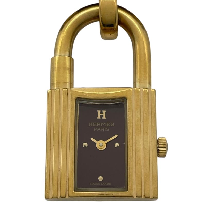 エルメス HERMES ケリーウォッチ ワインレッド GP クオーツ レディース