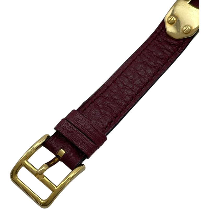 エルメス HERMES ケリーウォッチ ワインレッド GP クオーツ レディース