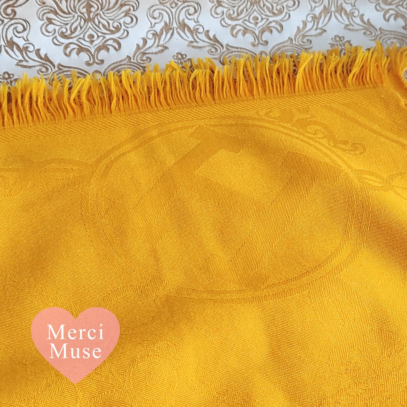 ❤お得なお品❤ニューリブリス カシシル イエロー ストール エルメス