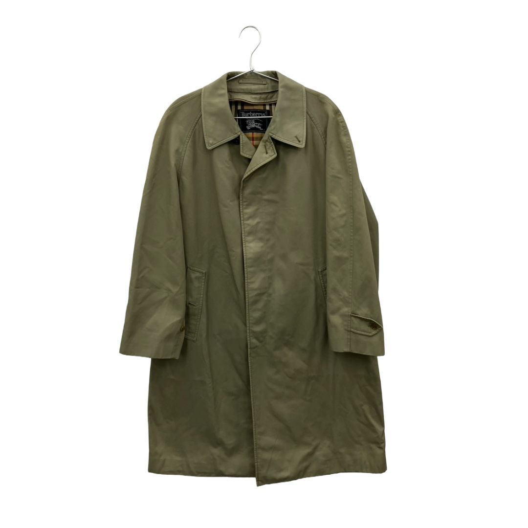 BURBERRY バーバリー ステンカラーコート ノバチェック 玉虫色 海島綿 