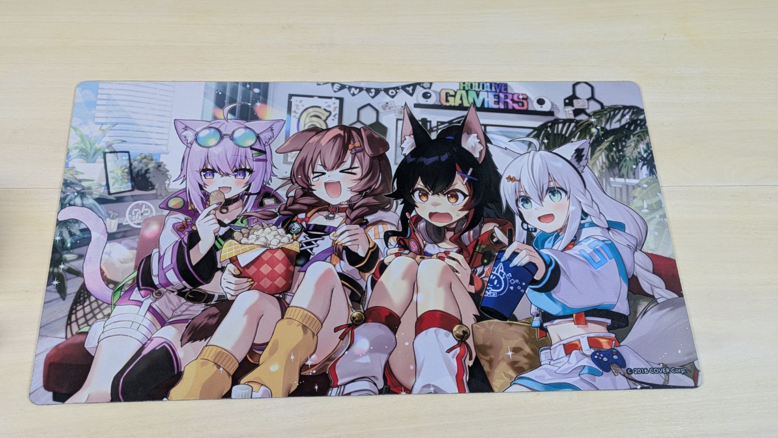 大野41-3-1228] ホロライブゲーマーズ 6周年記念 ラバーマット - メルカリ