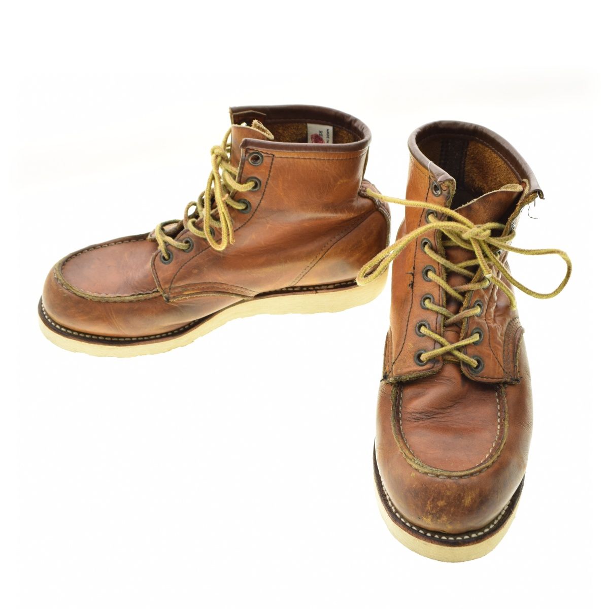 REDWING】サイド刺繍羽タグ 875 モックトゥブーツ - メルカリ