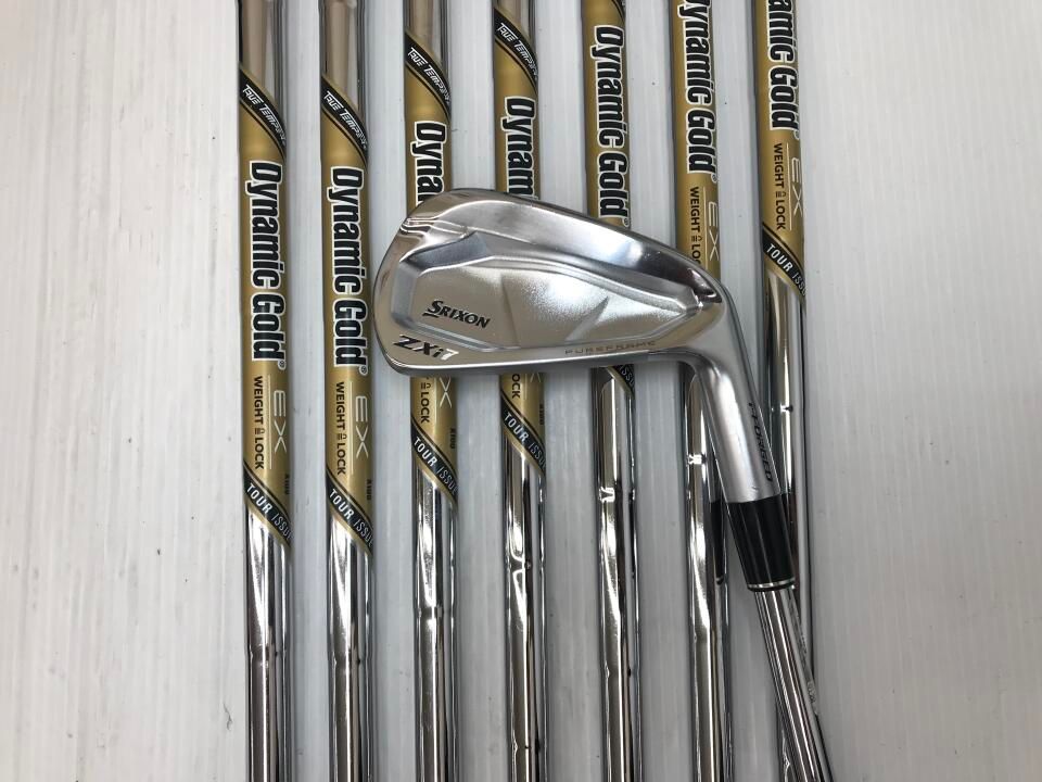 ダンロップ SRIXON ZXi7 ﾀﾞｲﾅﾐｯｸｺﾞｰﾙﾄﾞ MID ﾂｱｰｲｼｭｰ X100フレックス