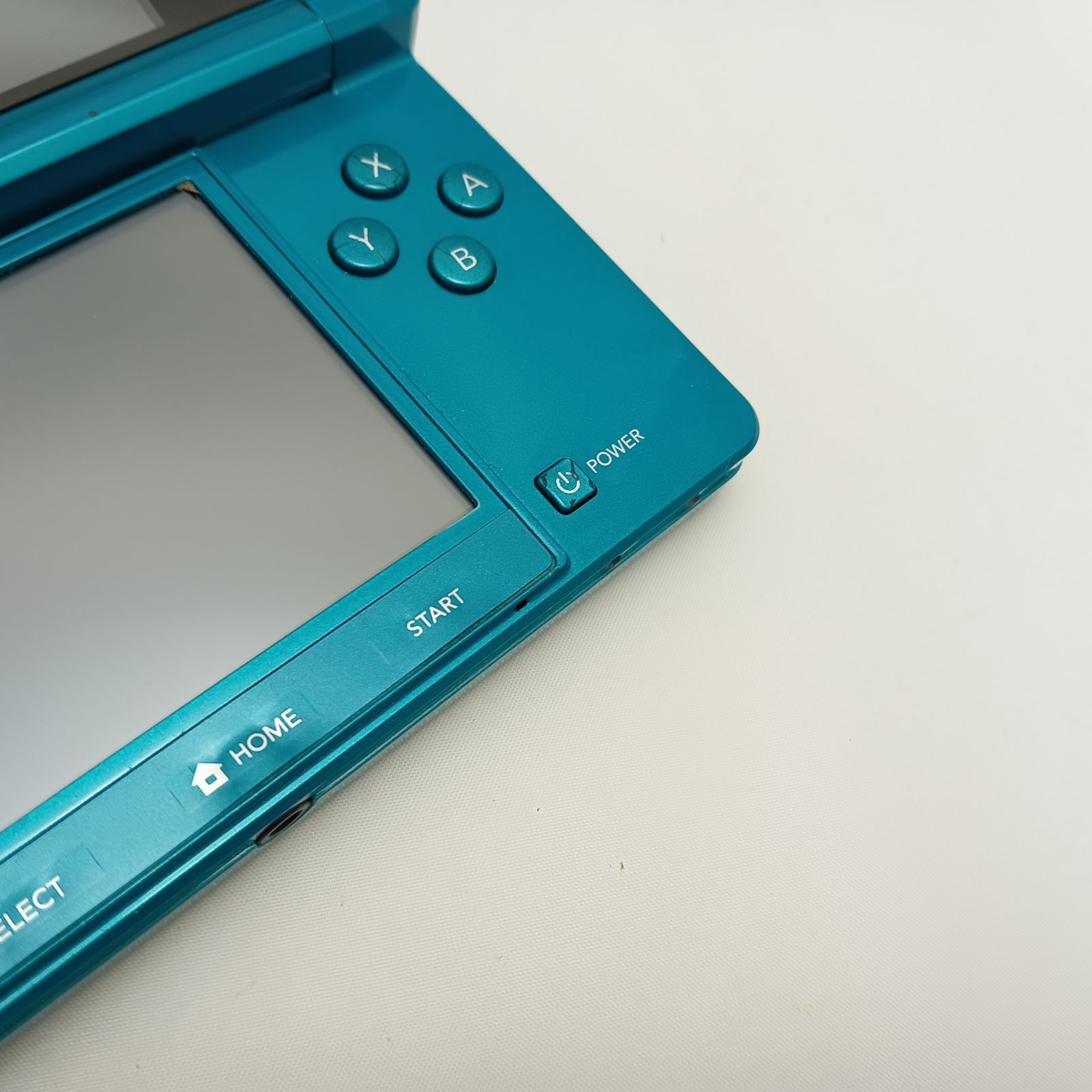 メンテナンス済 完全動作品 付属品あり ニンテンドー3DS アクアブルー
