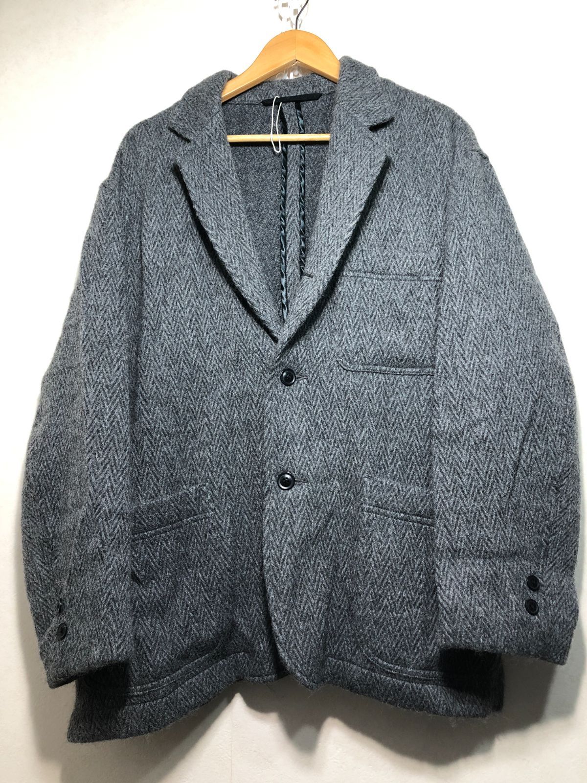 522182 未使用 BROWN by 2-tacs Baby alpaca jkt ジャケット XL Baby