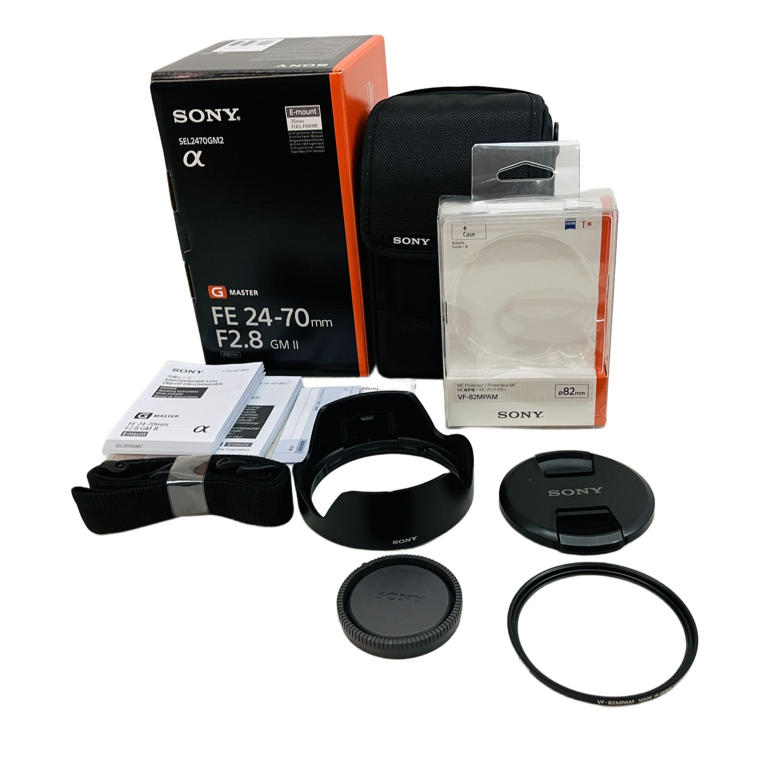 SONY SEL2470GM2 FE 24-70mm F2.8 GM II 標準ズームレンズ VF-82MPAM