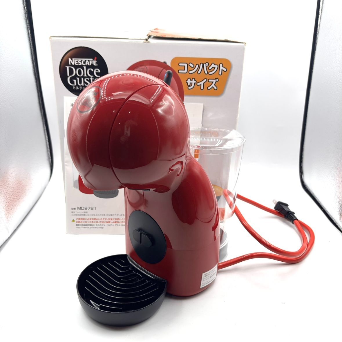 ネスカフェ ドルチェ グスト ピッコロ XS （ダークレッド） 未使用、新品 DSXZZO4772096024072019000000-1