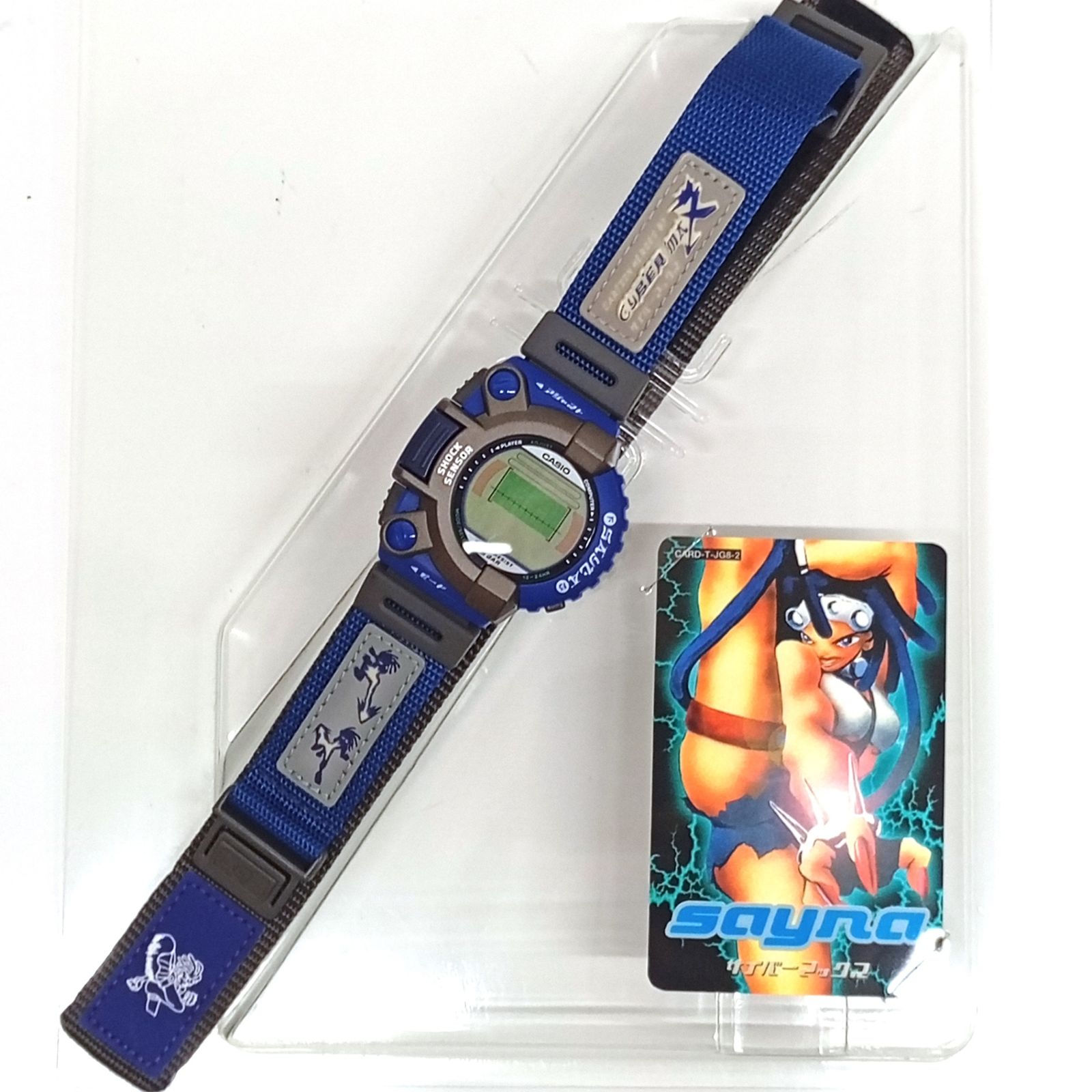 カシオ CASIO 腕時計 CYBER MAX サイバーマックス JG-310-2T ブルー