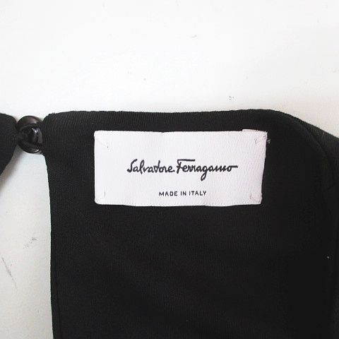 サルヴァトーレフェラガモ Salvatore Ferragamo 長袖 ワンピース 膝丈