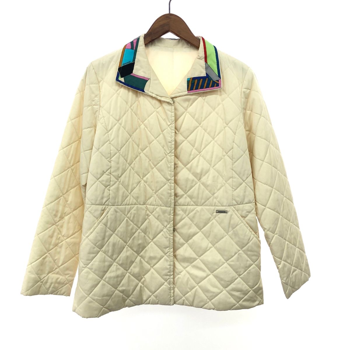 e*i様 サイズ　42 レオナールスポーツLEONARDSPORT ジャンパー LEONARD SPORT レオナールスポーツ キルティングジャケット サイズ:M