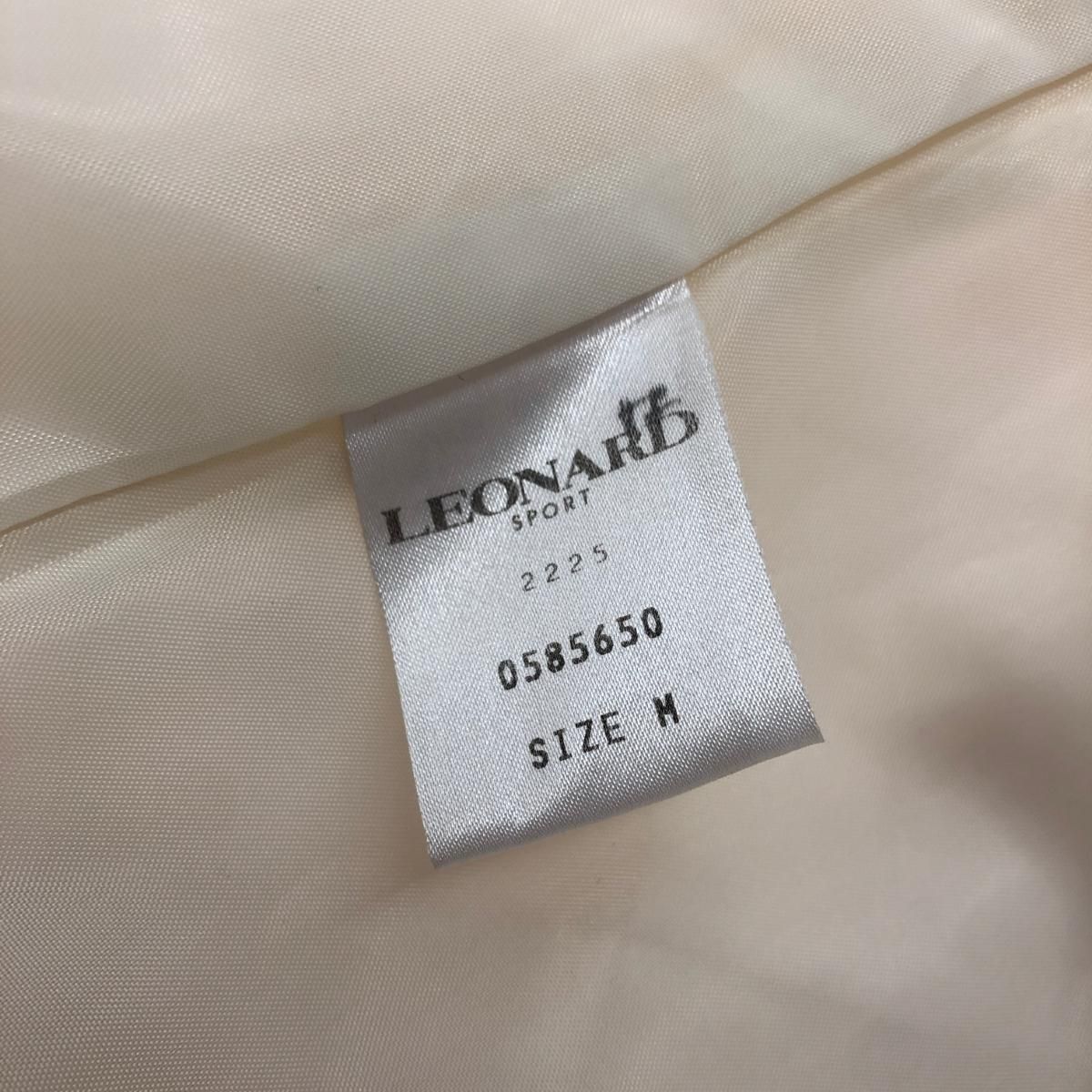 e*i様 サイズ　42 レオナールスポーツLEONARDSPORT ジャンパー LEONARD SPORT（レオナール スポーツ）その他 白 サイズ:40(M位