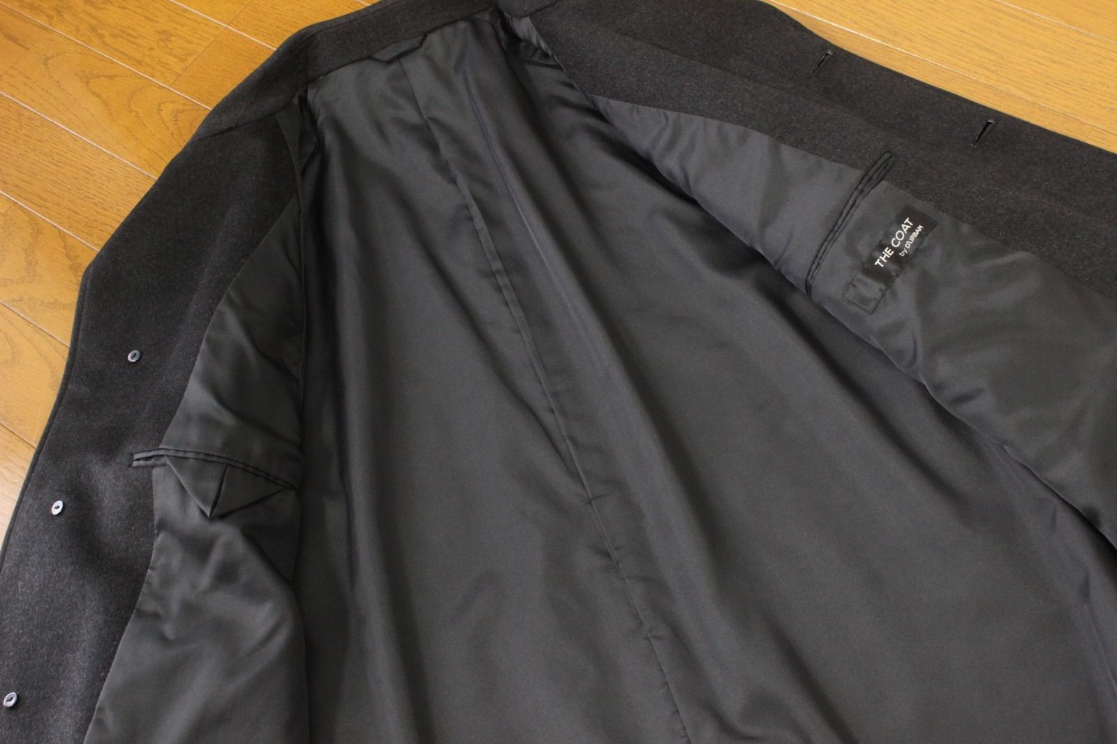 22【極美品】ダーバン D'URBAN カシミヤ100％ コート A4 メンズ M