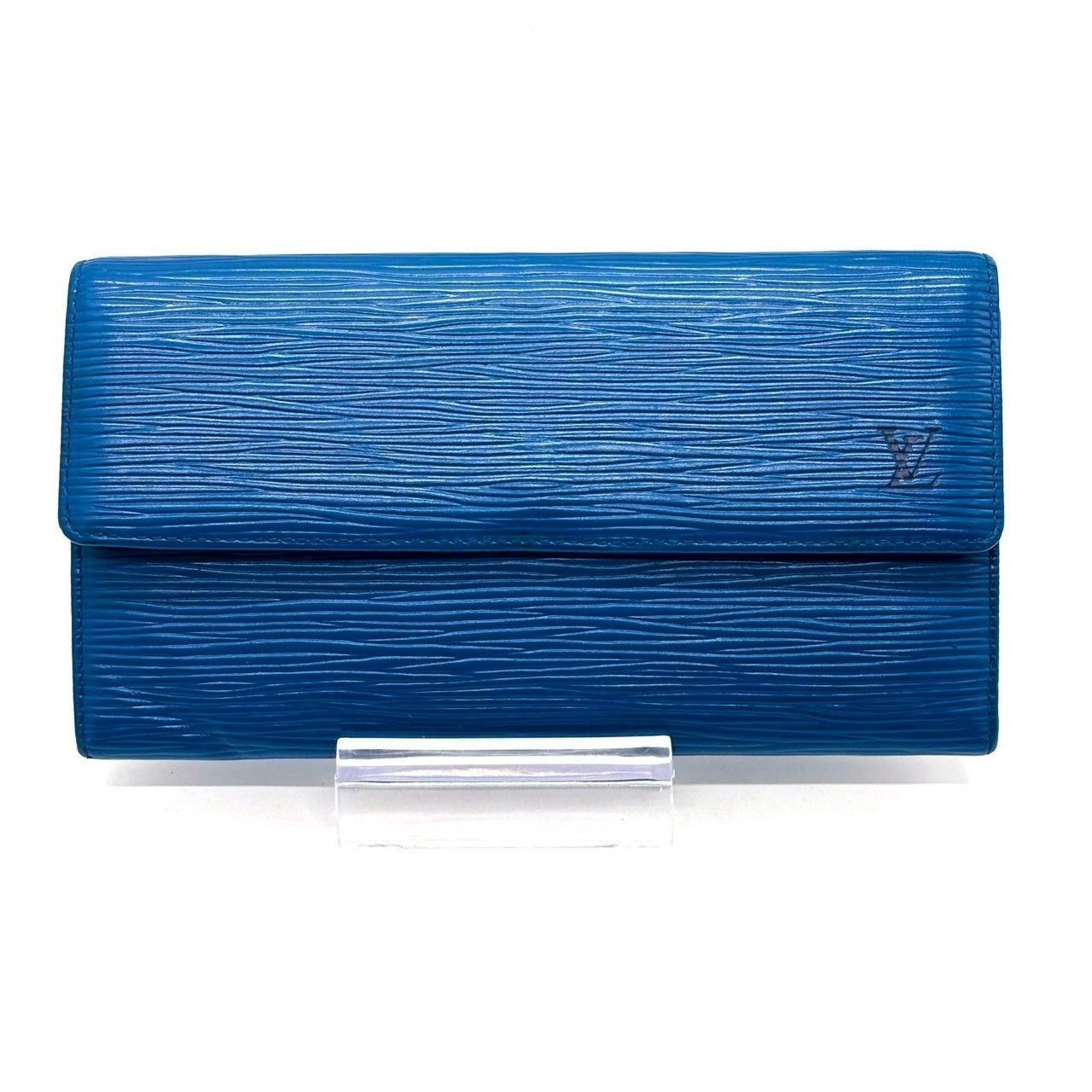 品よく映える青藍の趣✨ LOUIS VUITTON ルイヴィトン エピ レザー