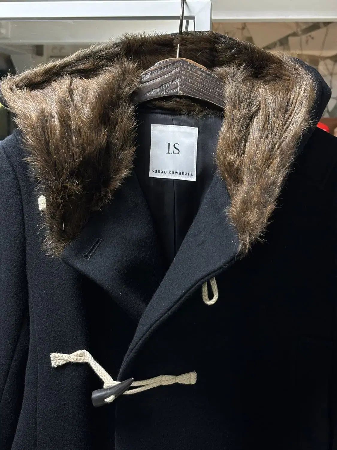 スナオ クワハラ ファー フード ダッフル コート - メルカリ