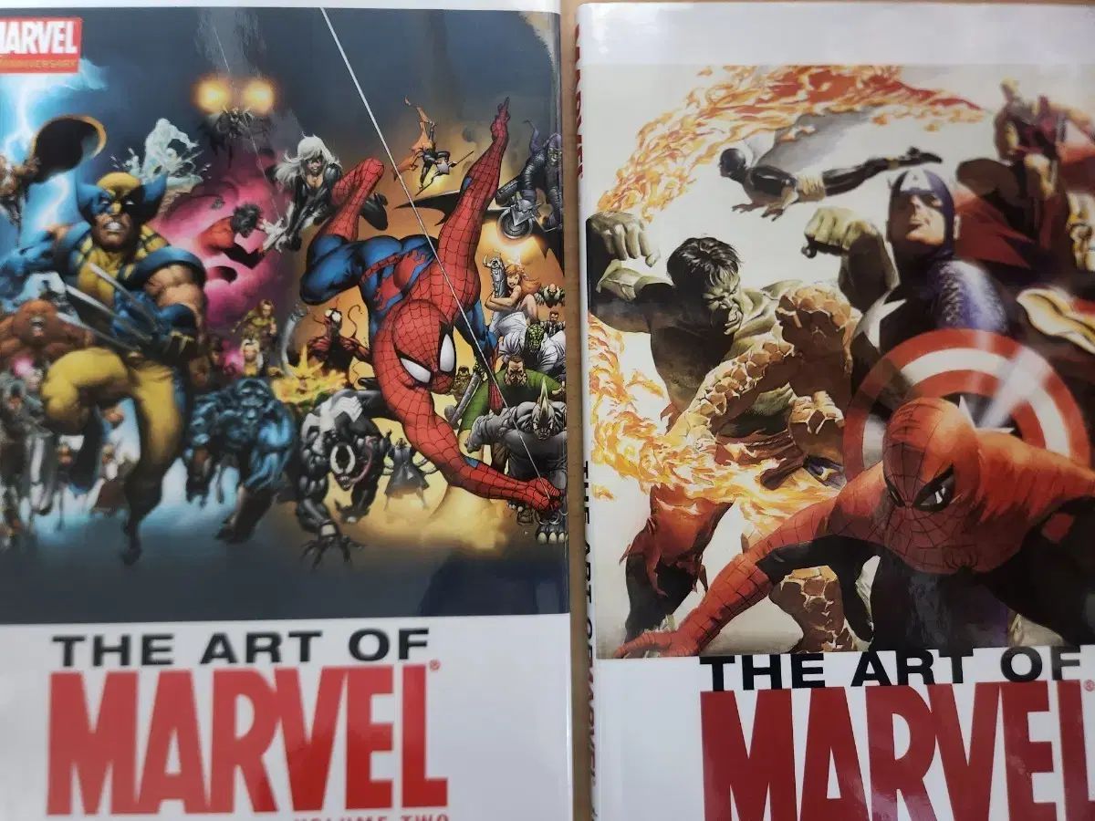MARVEL アートブック VOL 1+VOL 2 セット 【公式通販】