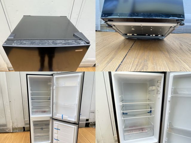 送料無料 冷凍冷蔵庫【中古】 動作保証 YAMAZEN ZFR-D150(B) 150L 2025 