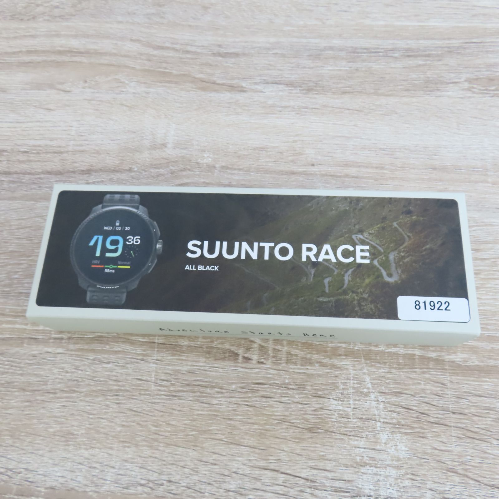 未開封 SUUNT RACE ALL BLACK OW224 スント - メルカリ