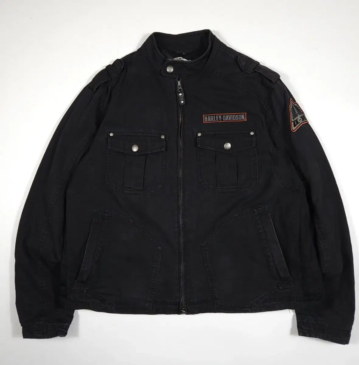 ハーレーダビッドソン ビックロゴ ジャケット M - メルカリ