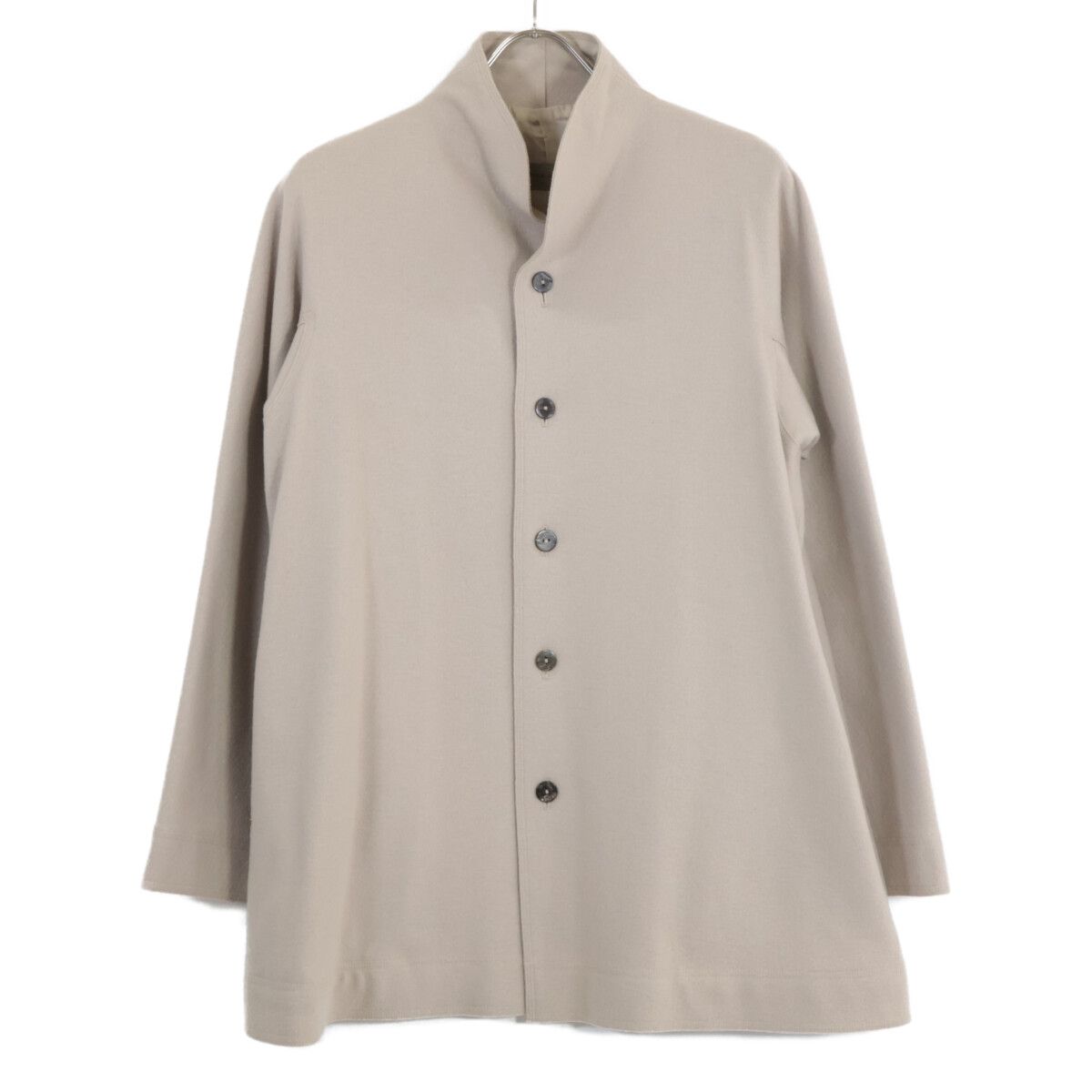 JURGEN LEHL ヨーガンレール ﾍﾞｰｼﾞｭ ｳｰﾙ ｽﾀﾝﾄﾞｶﾗｰ ｺｰﾄ - メルカリ