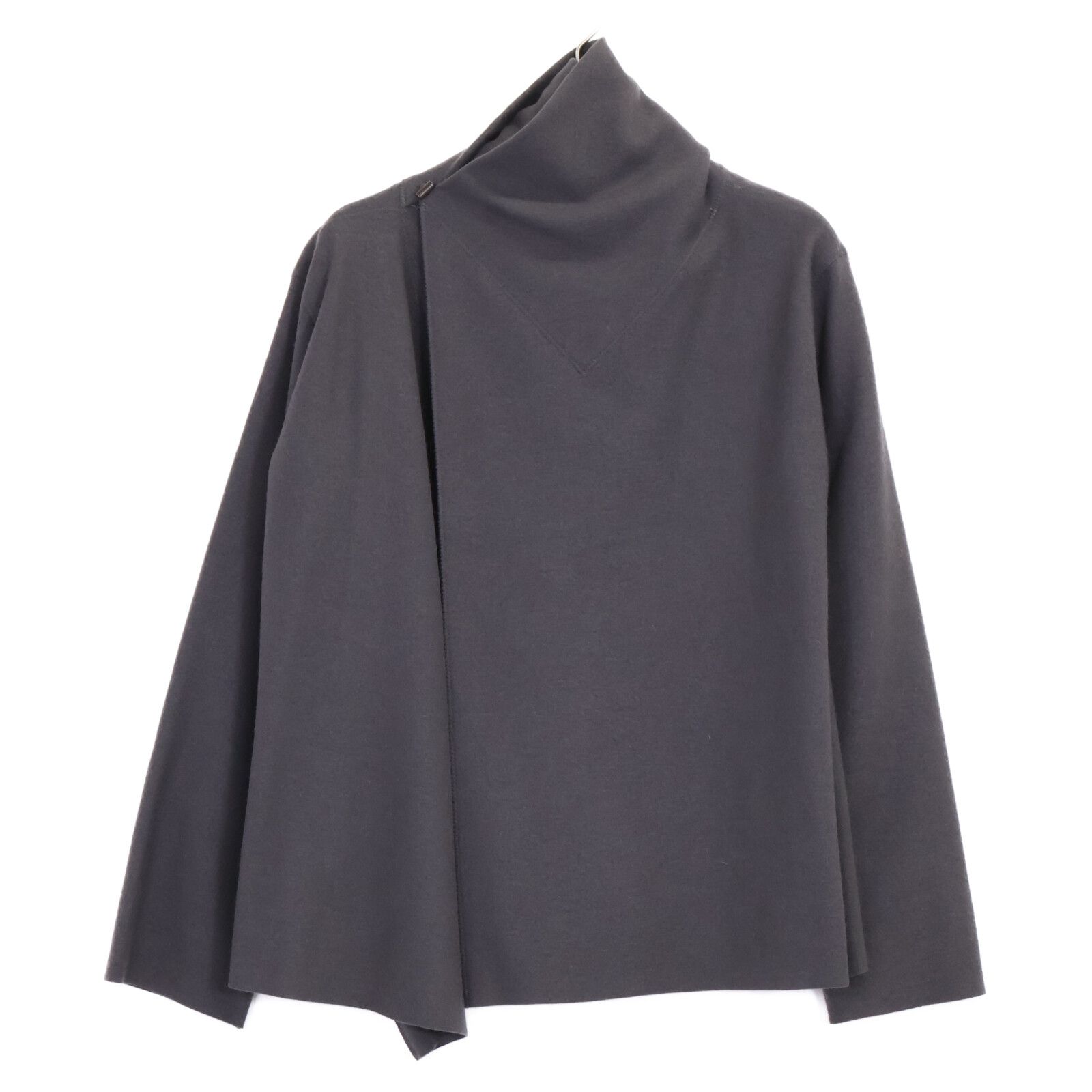 JURGEN LEHL ヨーガンレール ｸﾞﾚｰ ｳｰﾙ 変形襟 ｼﾞｬｹｯﾄ - メルカリ