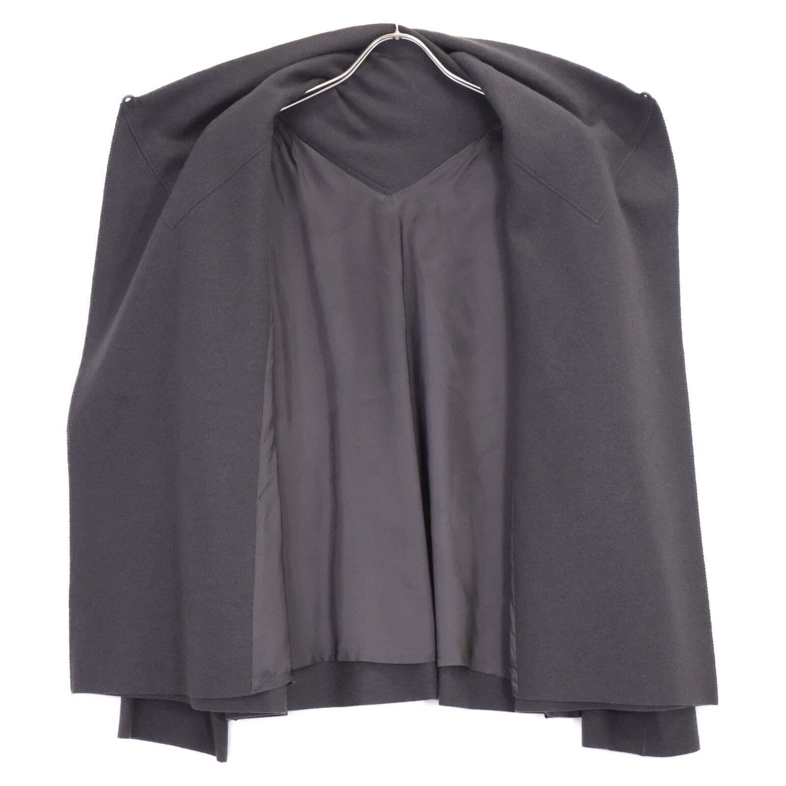 【美品】ヨーガンレール　ジャケット　グレー　変形 JURGEN LEHL ヨーガンレール ｸﾞﾚｰ ｳｰﾙ 変形襟 ｼﾞｬｹｯﾄ - メルカリ