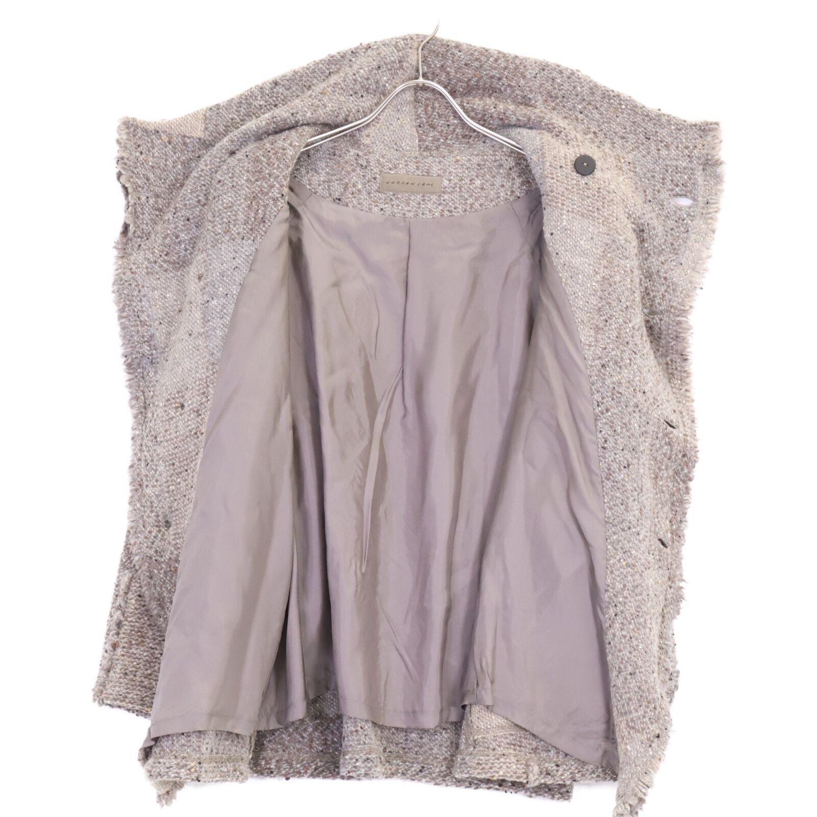 JURGEN LEHL ヨーガンレール ｸﾞﾚｰ ｳｰﾙ ﾂｲｰﾄﾞｼﾞｬｹｯﾄ - メルカリ