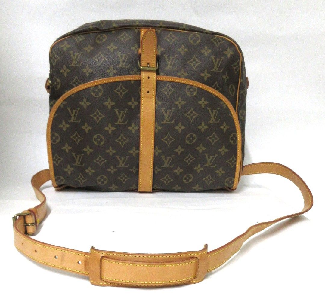 LOUIS VUITTON/ルイ ヴィトン モノグラム ソミュール35 M42254 クロス