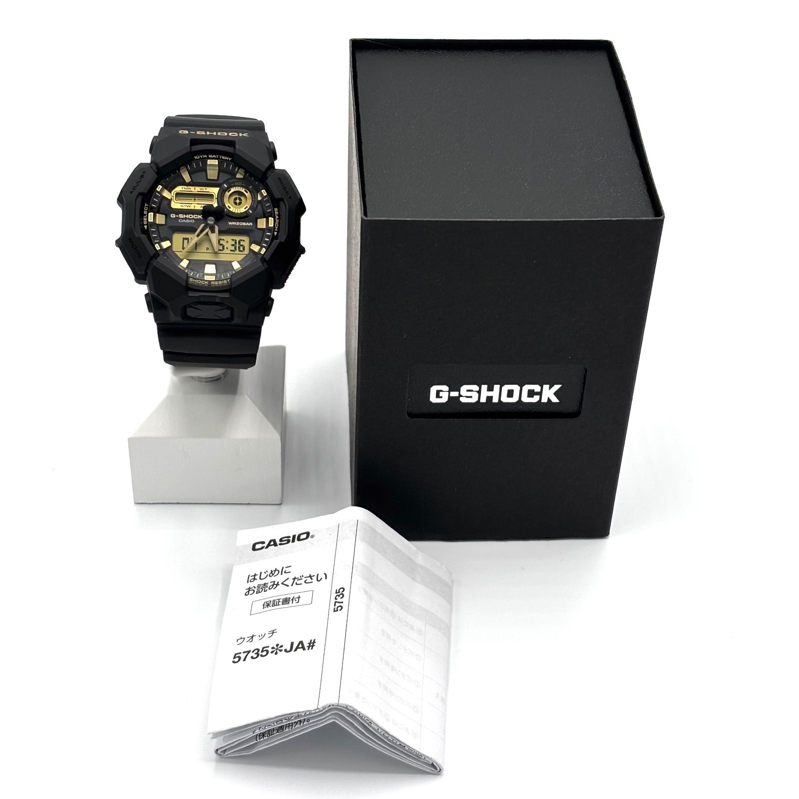 未使用品】CASIO(カシオ) G-SHOCK GA-010GB-1A9JF ロングライフ 