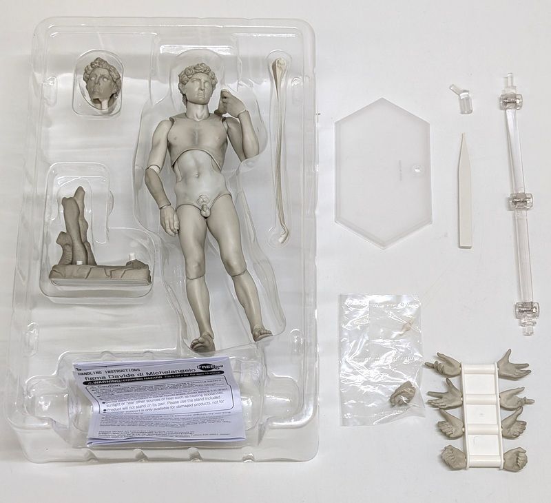 美品】figma ダビデ像 SP-066 ミケランジェロ テーブル美術館