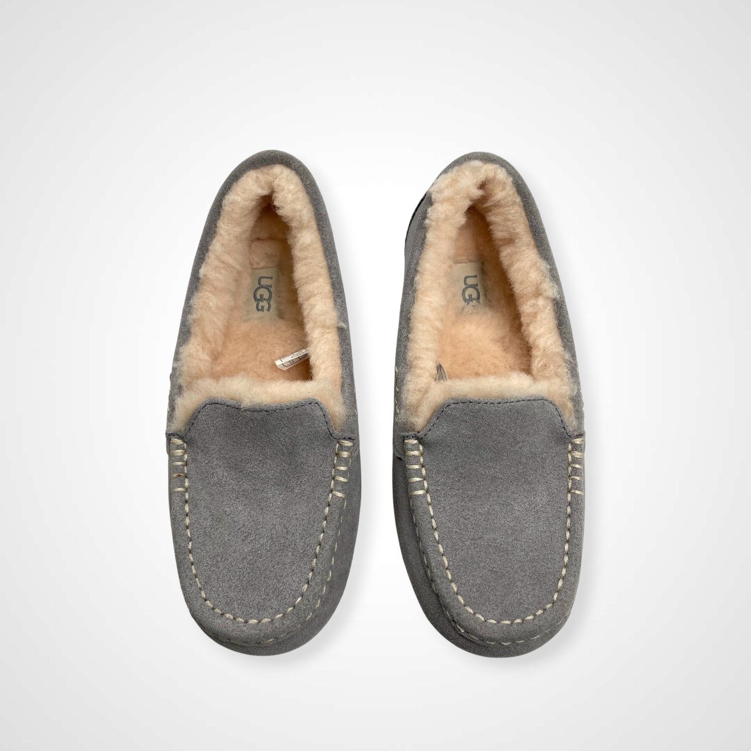 アグUGG アンスレー ムートン モカシン スリッポン レディース 23 