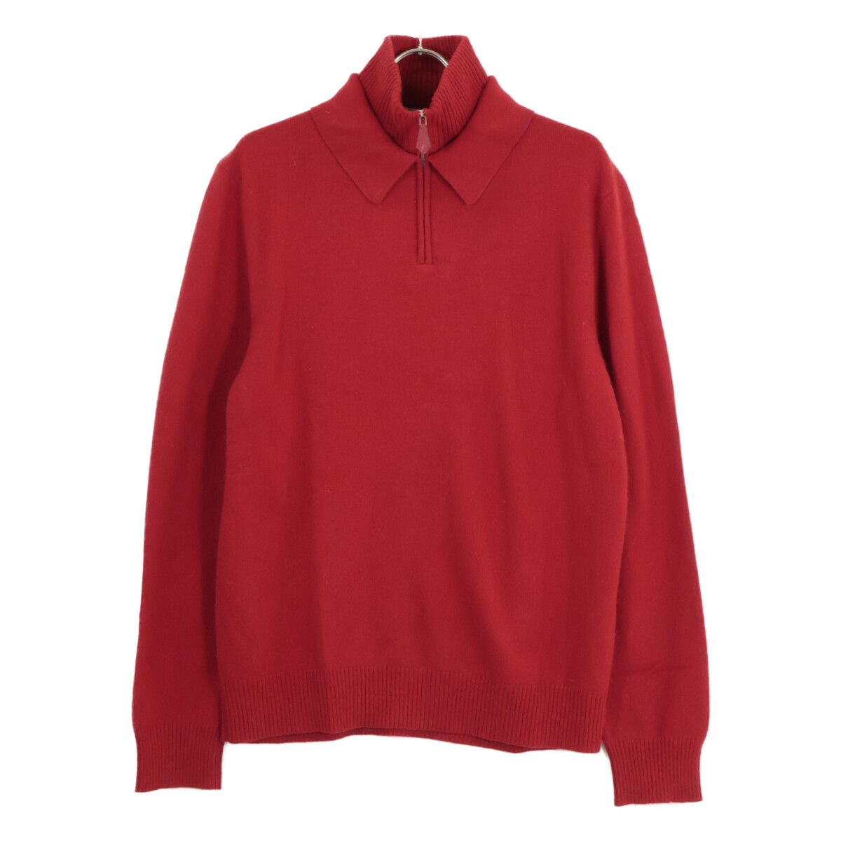 HERMES エルメス 【国内正規】ウールxカシミヤ ハーフジップ レイヤー