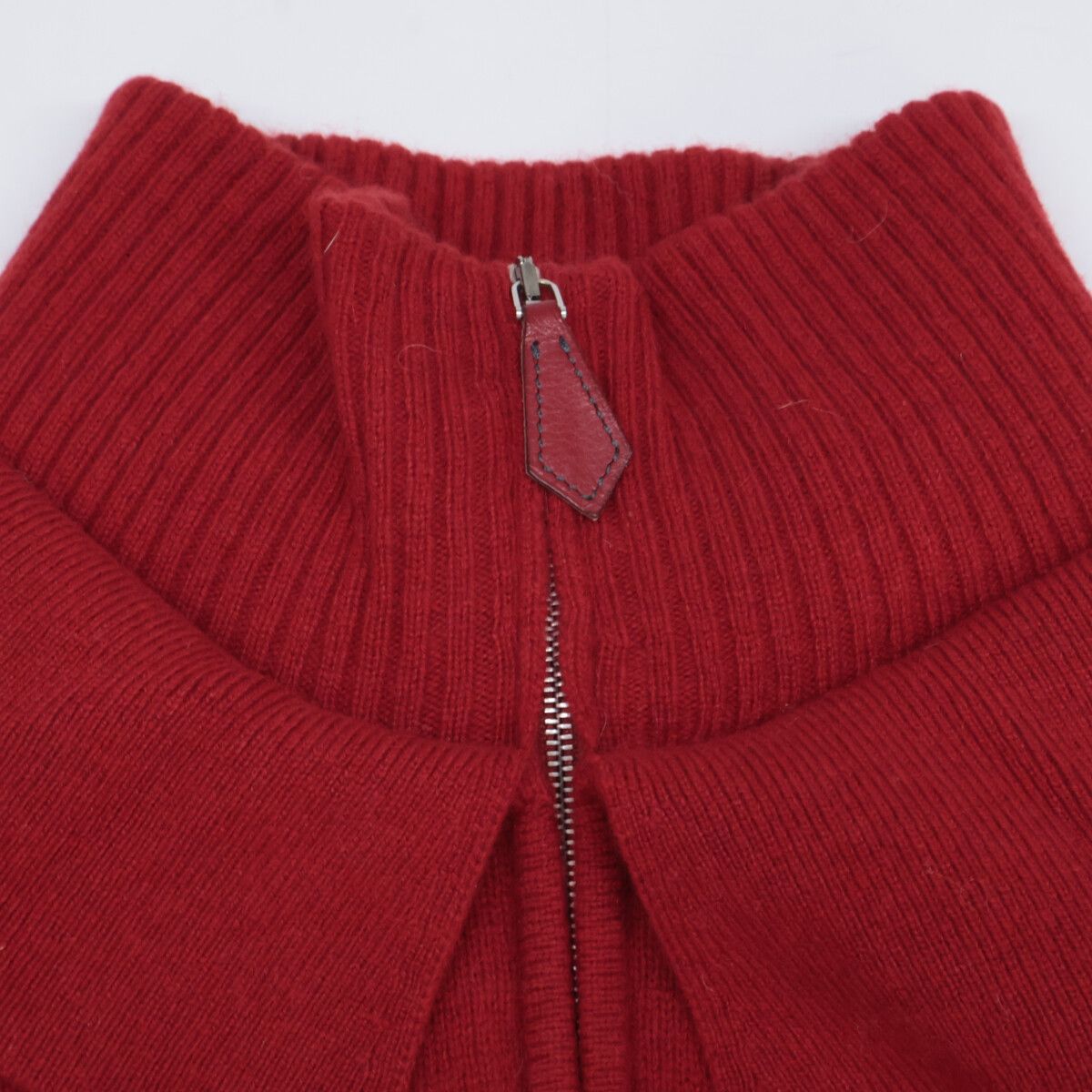HERMES エルメス 【国内正規】ウールxカシミヤ ハーフジップ レイヤー