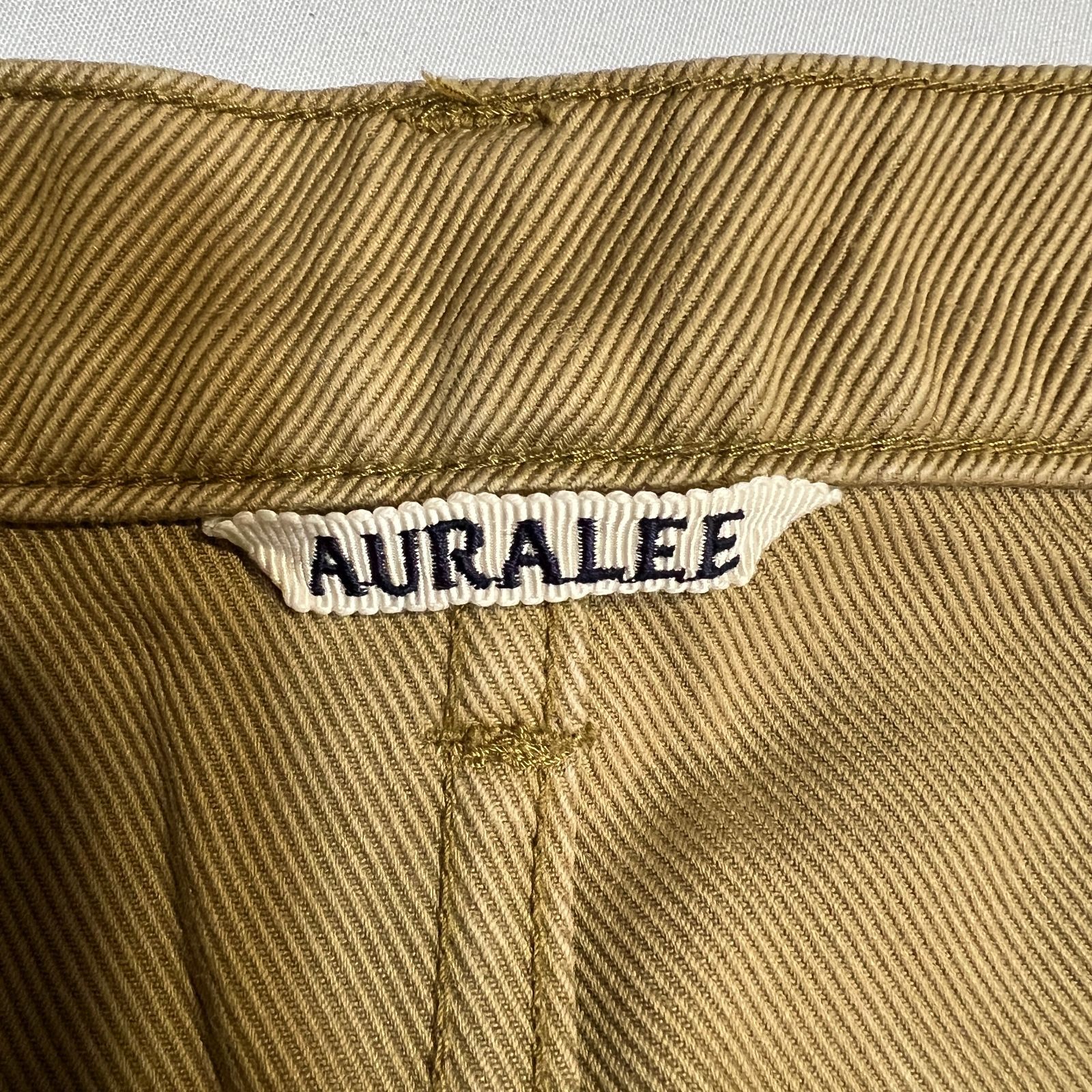 AURALEE オーラリー　スラックス　カーキ　メンズ　サイズ4 AURALEE / オーラリー | LIGHT WOOL MAX GABARDINE SLACKS (メンズ