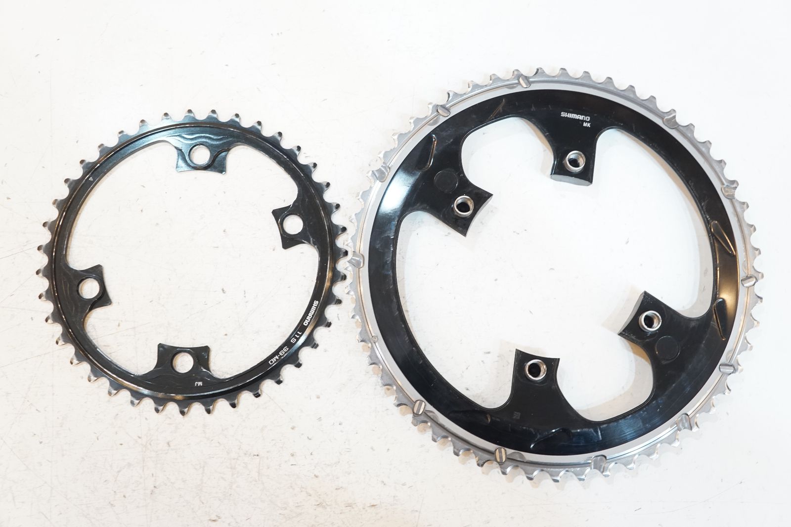 SHIMANO チェーンリング　9000系　53-39セット SHIMANO チェーンリング 9000系 53-39セット デュラエース チェーン