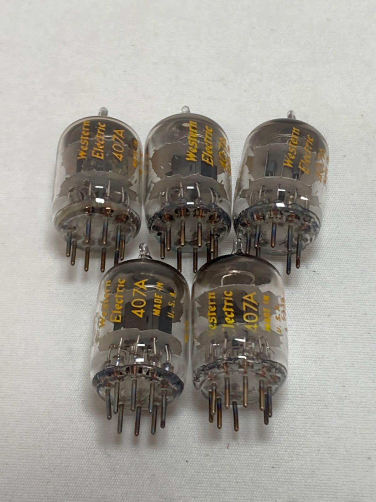347A WESTERN ELECTRIC 真空管 ☆ Western Electric ウエスタンエレクトリック 407A 真空管 4本セット
