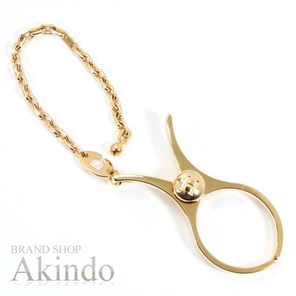 新品】エルメス グローブホルダー フィルー ピンクゴールド ローズ