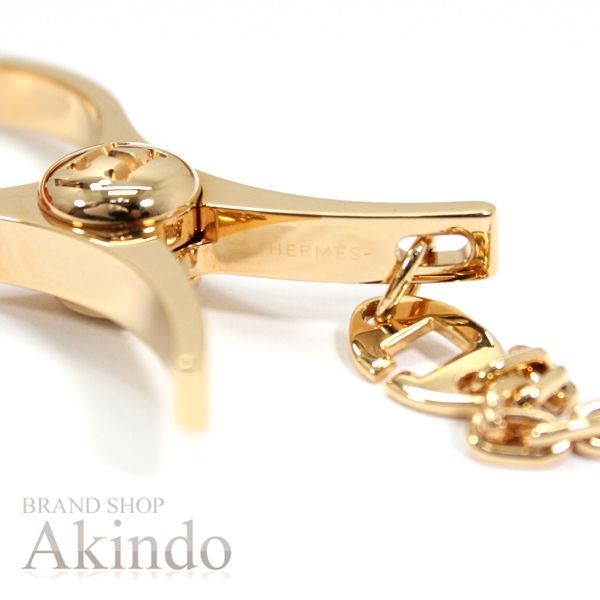 新品】エルメス グローブホルダー フィルー ピンクゴールド ローズ