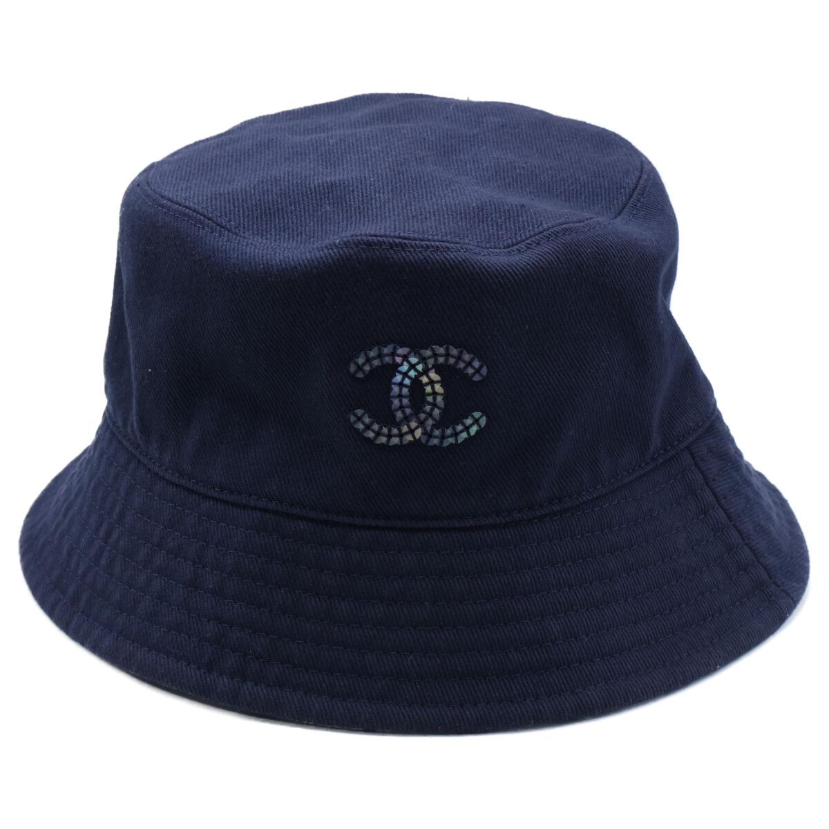 【新品】CHANEL スパンコールバケットハット24クルーズコレクション CHANEL シャネル 24SS M24P スパンコールココマーク キャンバス