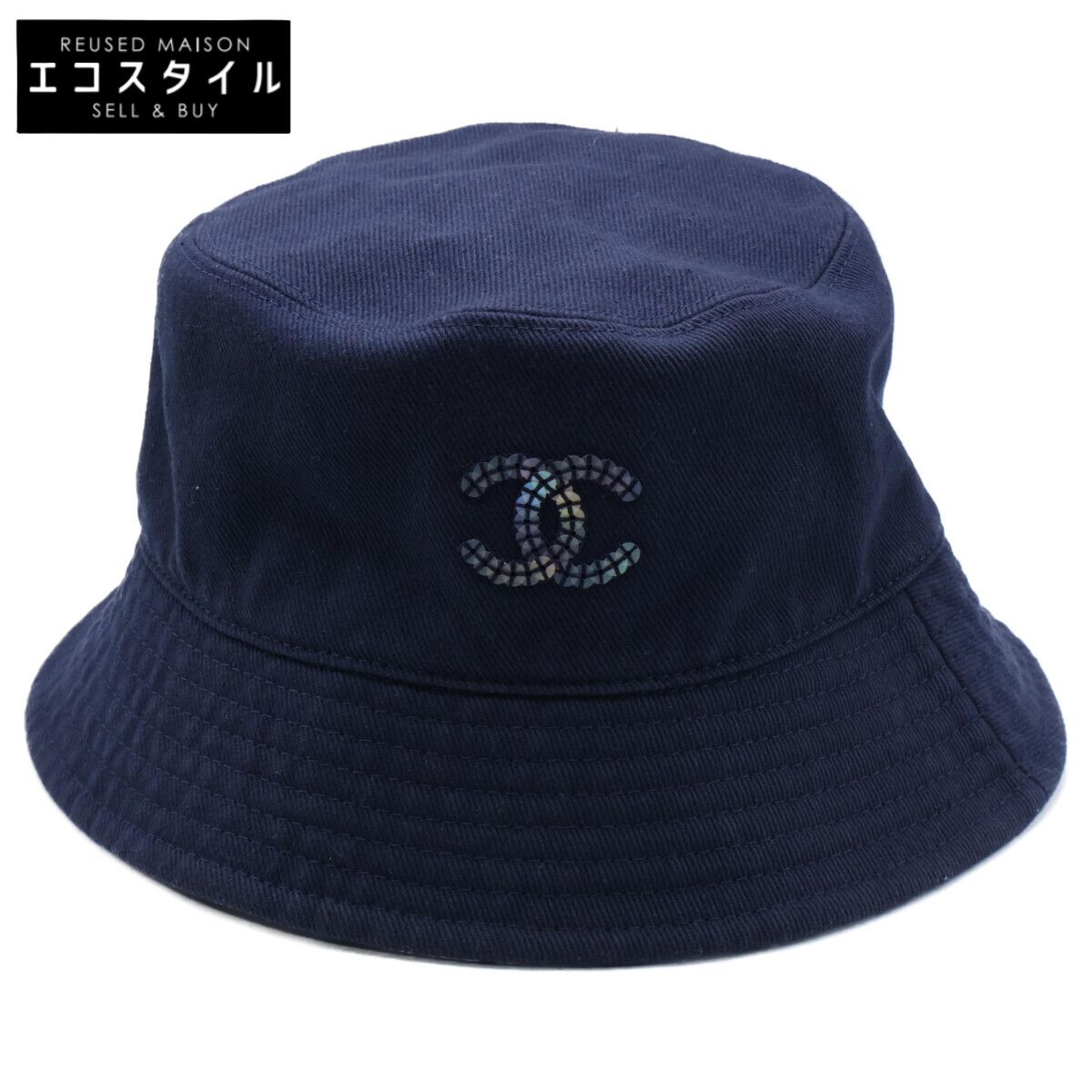 CHANEL バケットハット 黒 フリースMoco CHANEL バケットハット 黒