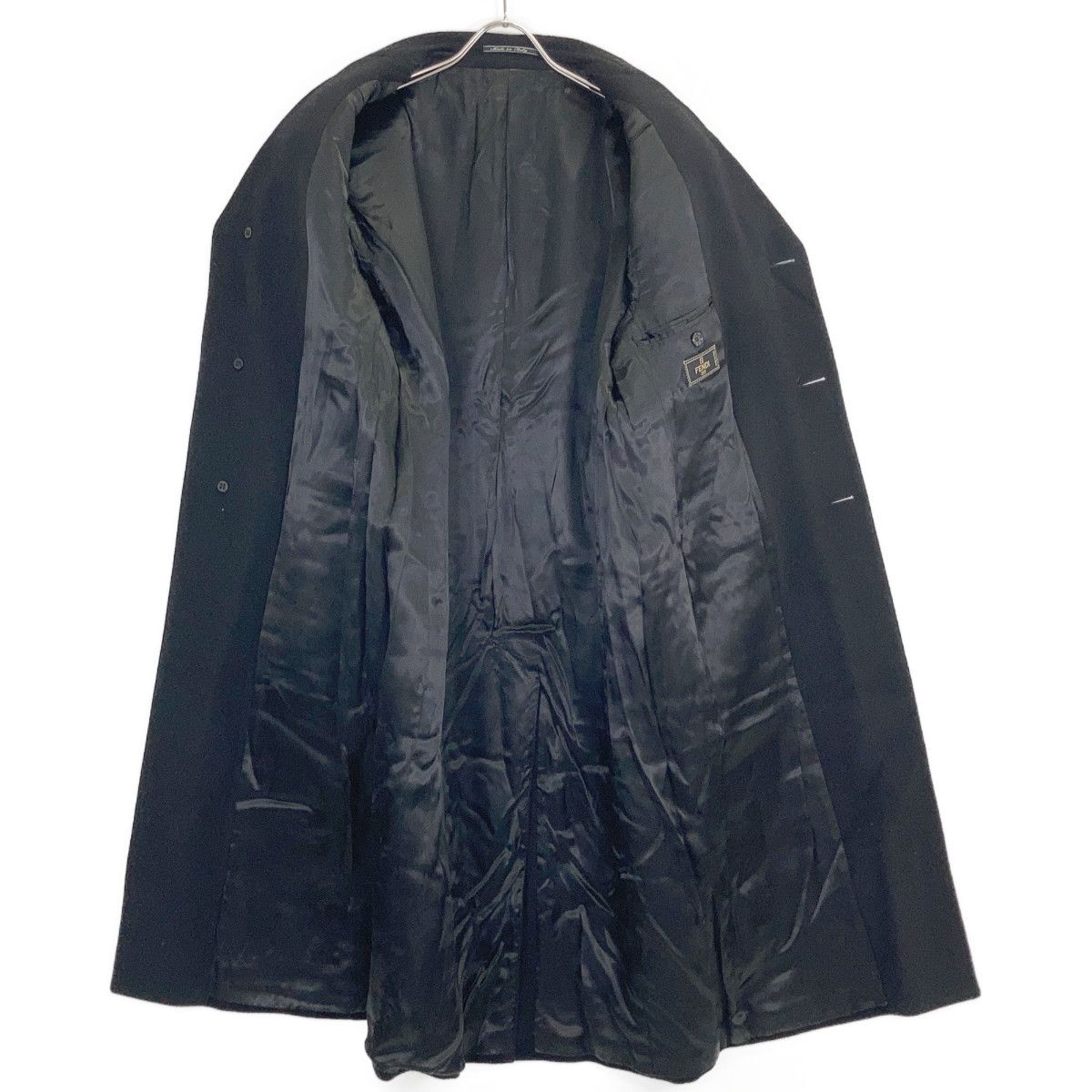 FENDI フェンディ ﾌﾞﾗｯｸ 3652 ｶｼﾐﾔ100 3Bﾁｪｽﾀｰｺｰﾄ - メルカリ