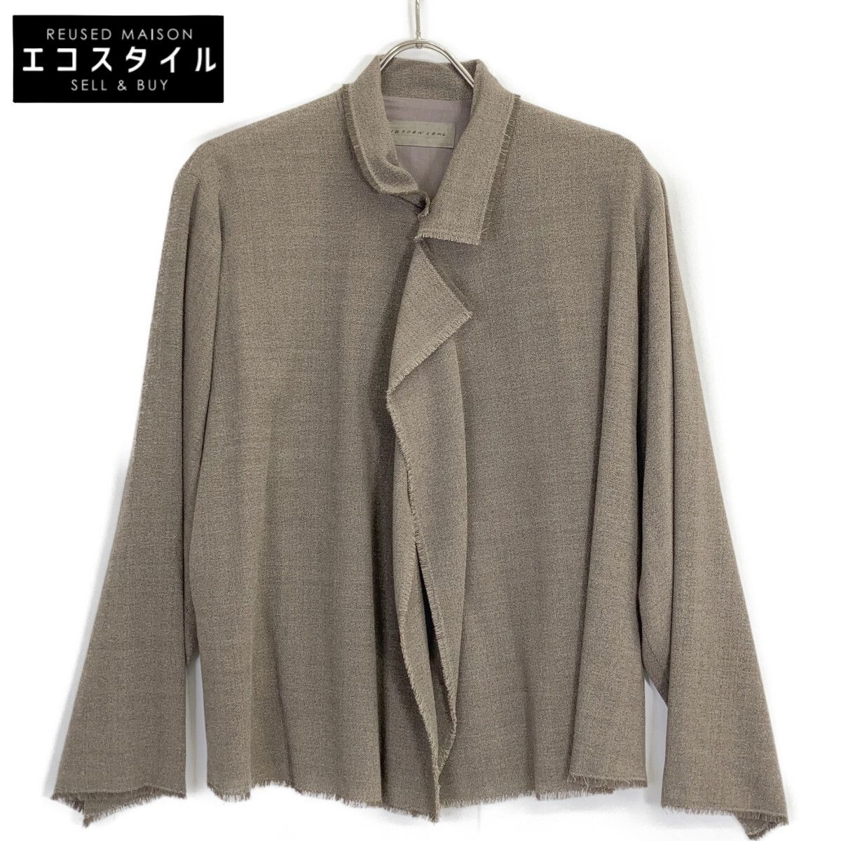 JURGEN LEHL ヨーガンレール ﾌﾞﾗｳﾝ ｳｰﾙ ｼｬﾂｼﾞｬｹｯﾄ - メルカリ