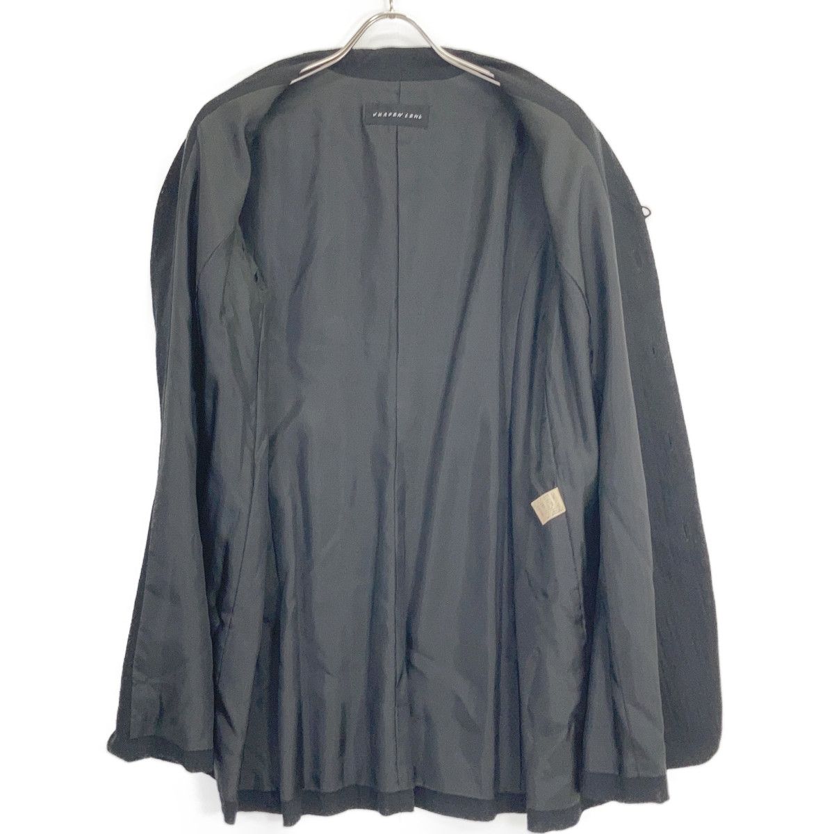 JURGEN LEHL ヨーガンレール ﾌﾞﾗｯｸ ｳｰﾙ ﾉｰｶﾗｰ ﾛﾝｸﾞｶｰﾃﾞｨｶﾞﾝ - メルカリ