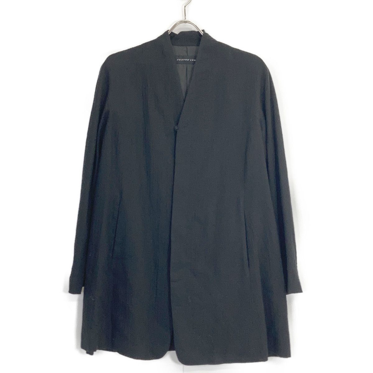 JURGEN LEHL ヨーガンレール ﾌﾞﾗｯｸ ｳｰﾙ ﾉｰｶﾗｰ ﾛﾝｸﾞｶｰﾃﾞｨｶﾞﾝ - メルカリ