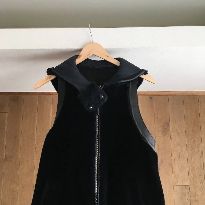 美品 MARNI マルニ 羊革 ムートン ベスト38 - メルカリ