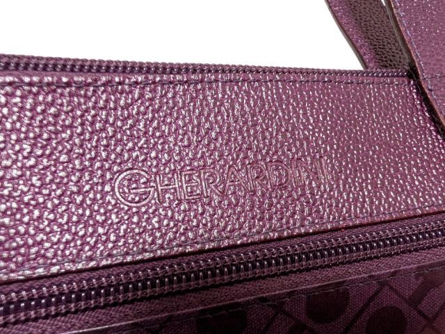 新品同様 ゲラルディーニ トートバッグ ファスナー付き ハンドバッグ