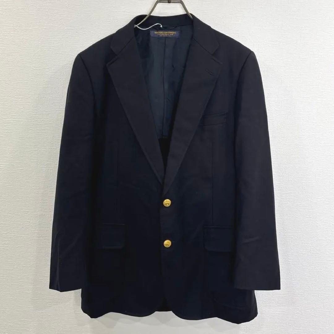 BROOKS brothers ブレザー 金ボタン ジャケット 紺ブレ - メルカリ