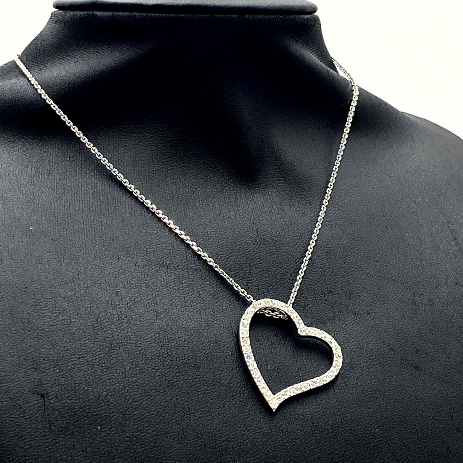 SWAROVSKI スワロフスキー ネックレス チョーカー シルバー ハート 