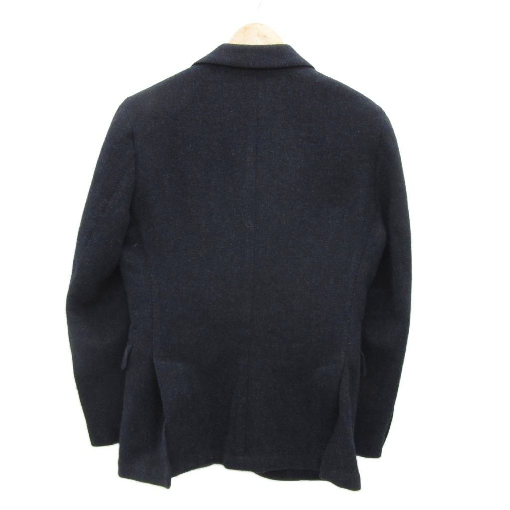 シップス SHIPS テーラードジャケット シングルボタン 46 S ネイビー