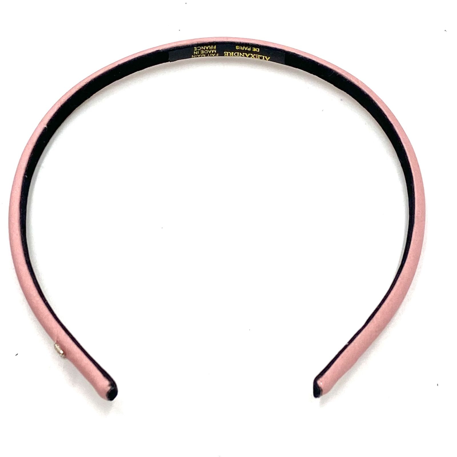 ALEXANDRE DE PARIS ピンクヘアバンド ALEXANDRE DE PARIS アレキサンドル ドゥ パリ カチューシャ ヘア